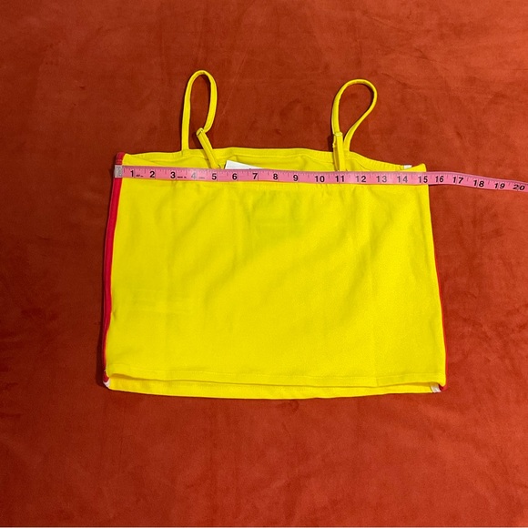 Forever 21 Yellow USPS Priority Spaghetti Strap Tube Top Size Medium - Picture 8 of 9